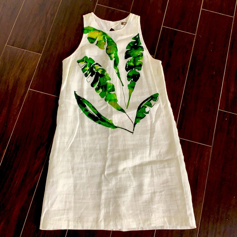 Tommy Bahama dress with Tropical Leaf Pattern